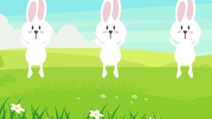 Hop Little Bunnies | Sing A Long | Action Song | Hop Hop Hop