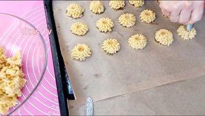 Домашние песочные печенья в духовке