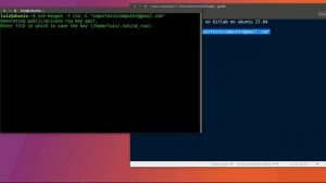 Cómo Generar una clave SSH Key en Gitlab en ubuntu 17.04 #1