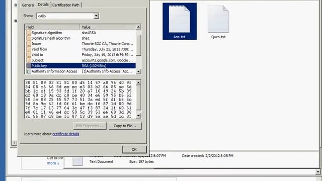 Certificate detail of IE and Firefox смотреть онлайн
