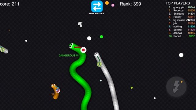 snake games nice play لعبة الافعى الطويلة