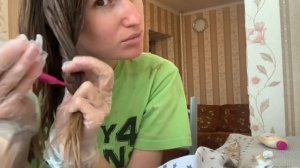 Окрашивание Из блонда в русый casting cream L’Oréal 600