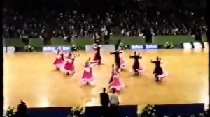 Выступление ансамбля бального танца "Эврика" (Ганновер, 1990).