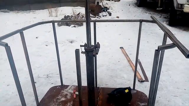 Самодельная автовышка, Люлька КМУ смотреть онлайн