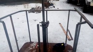 Самодельная автовышка, Люлька КМУ