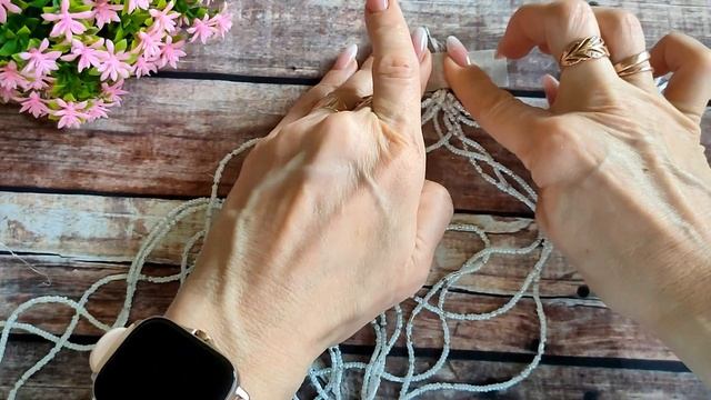 Ободок плетеный из бисера Косичка из бисера легко и просто Мастер класс\Master diy канзаши