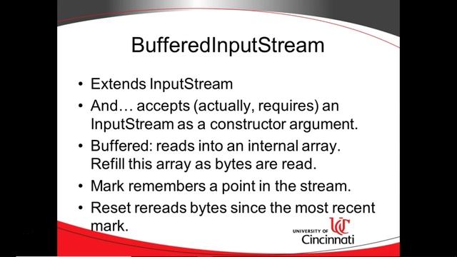 BufferedReader, InputStream, BufferedInputStream: Overview смотреть онлайн
