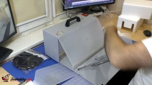 Окрасочный бокс JAS 3703. Обзор, распаковка, принцип действия