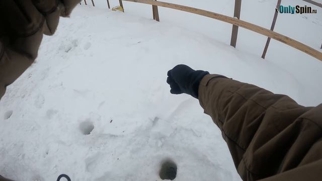Ловля ФОРЕЛИ НА ПЛАТНИКЕ со льда. Рыбалка с #OnlySpin
