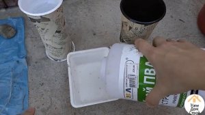 Ваза своими руками из пластиковых стаканчиков / Как сделать вазу / Поделки из одноразовой посуды