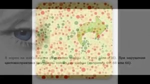 Исследование цветового зрения