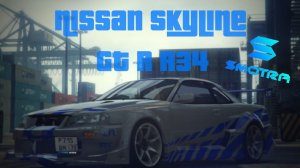 Nissan Skyline GT R R34 dvoynoy forsazh Drift chip SMOTRA RAGE GTA V