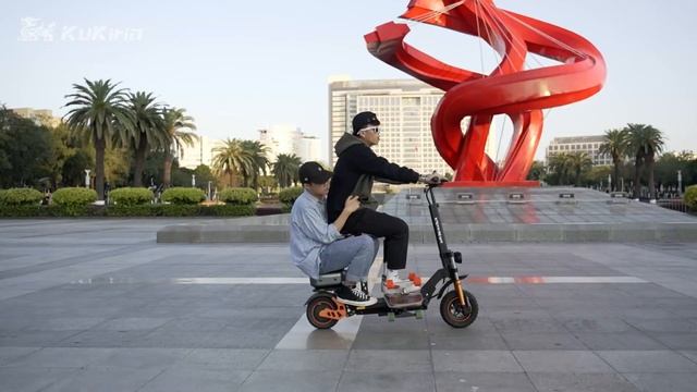 AOVO KuKirin M5 Pro eMotorcycle, 1000W, 48V 20A, 70km range portable folding electric scooter Europ смотреть онлайн