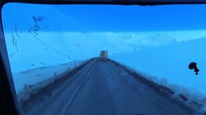 Дорога Верхний ларс - Крестовый перевал 23.03.2020 часть 4