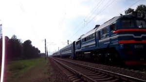 Дизель-поезд ДРБ1-091 близ ст. Мирадино