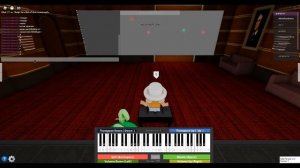 Учемся играть на пианино роблокс
