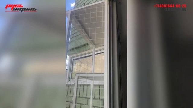 Вариант решетки-антикошки для балкона смотреть онлайн