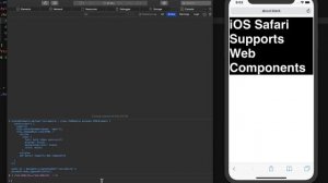 iOS Safari Supports Web Components