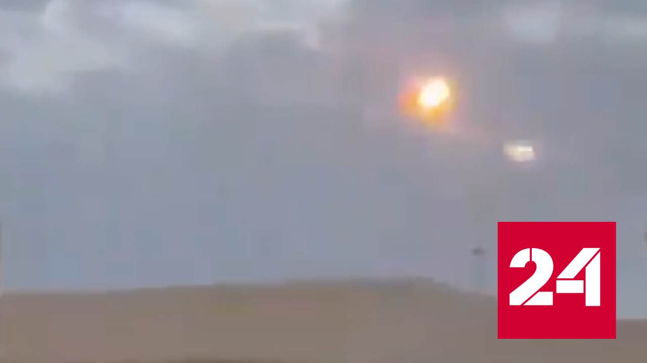 В Сети появились кадры атаки дрона на военную базу США в Ираке - Россия 24