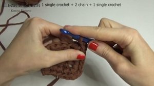 Сумка Бабушкин квадрат из трикотажной пряжи крючком / Granny Square Crochet Bag ENGLISH Subtitles