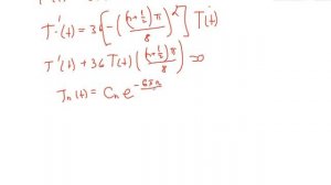 Метод Фурье для уравнения теплопроводности (диффузии)