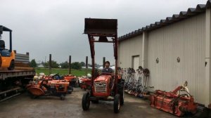 Фронтальная установка на мини трактор yanmar - тестирование