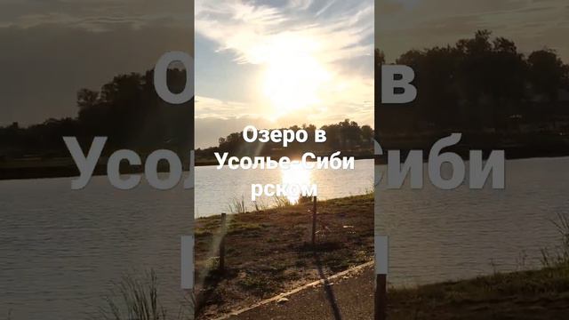 Озеро в центре города Усолье- Сибирское.Иркутской области