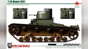 TANK UNI SOVIET WW2 PART 1 (BY:WAR DRAWINGS)