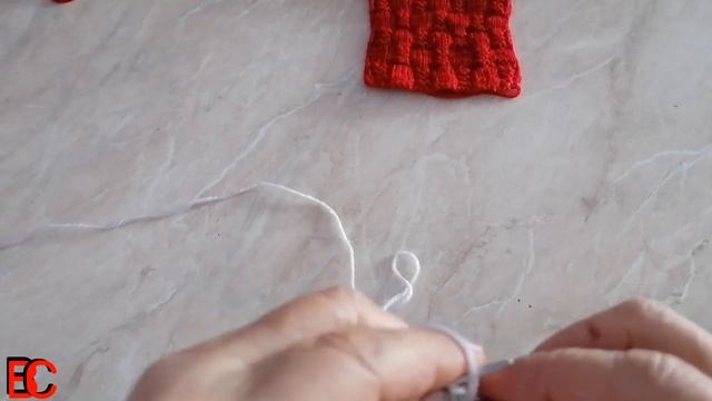 Оригинальный  Рельефный Узор Шахматка. Вязание Спицами.