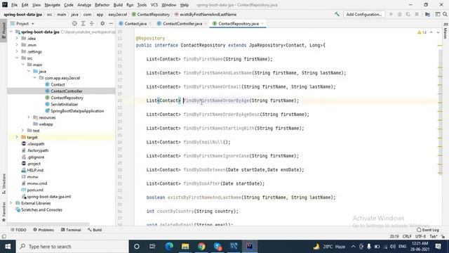 Spring Data JPA Derived Query Methods смотреть онлайн