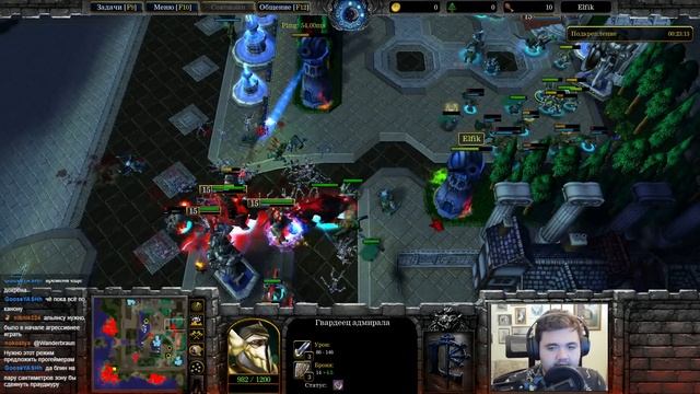 Кампания РЕКСАРА на 8 игроков: Адмирал Праудмур и оборона Терамора 4vs4 [Warcraft 3 Reforged]