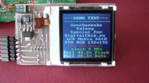 Работа с lcd-экраном Nokia 6610