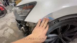 Установка бампера gsf на Lexus GS 250