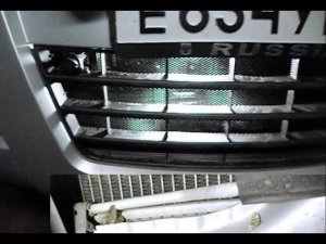 Установка сеток в решетки и защита трубки кондея Ховер