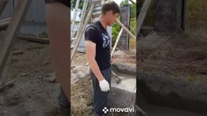 Монолитный забор из бетона