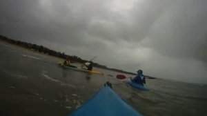 canoe polo in the beach