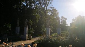 Royal Garden in Warsaw,  rose garden Королевский сад в Варшаве. Вилянувский дворец. Розовый сад.