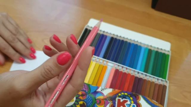 Цветные карандаши 50 цв Kores 93350 трехгранные смотреть онлайн