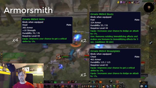 Classic WoW Blacksmithing