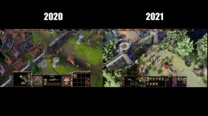 2021 Warcraft 3 Prologue Campaign vs 2020 Blizzard Original / Comparison