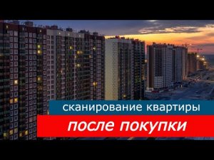 Сканирование квартиры после покупки. Смотрим чистоту помещения.
