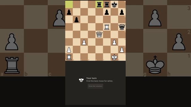 Trapping the queen #chess #chesstactics #chesspuzzle #puzzle #tactics