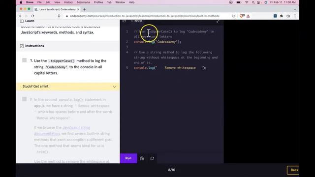 Understanding Javascript Methods 2023, JavaScript String Methods, to uppercase and Remove Whitespac