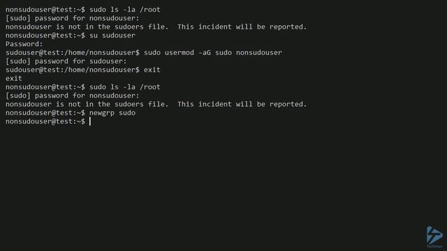 How To Add A Sudo Account And Additionally Configure For No Password Prompt смотреть онлайн