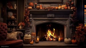 ? Fireside Elegance: An Enchanted Autumn Prelude with Palette Ambiance