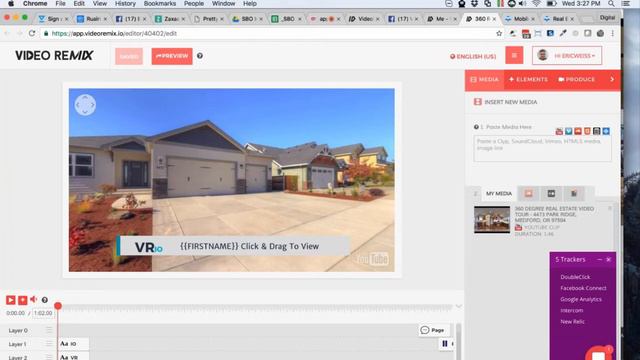 VideoRemix Live 360° Video editor & Virtual Reality Footage Editor смотреть онлайн