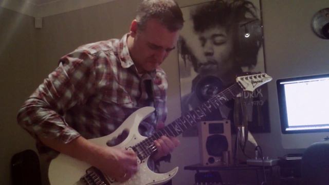 Ibanez Jem 555 - fast guitar solo смотреть онлайн