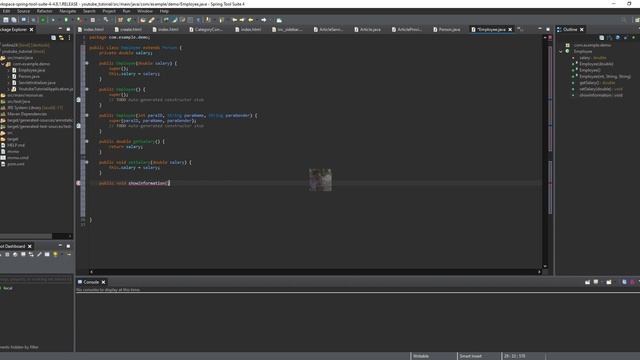 Java Inheritance OOP Concept Spring Framework Review смотреть онлайн