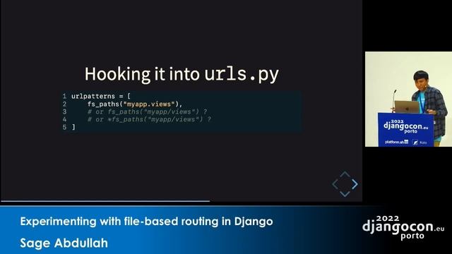 DjangoCon 2022 | Experimenting with file-based routing in Django смотреть онлайн