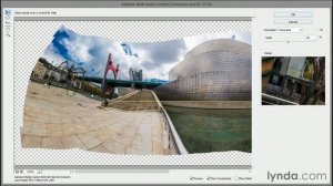 Photoshop Tutorial - Correcting a distorted panorama